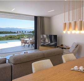 3 bedroom villa with pool & sea view, near Acharavi, sleeps 6